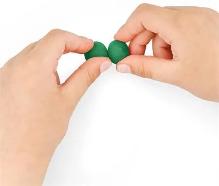 Modellező gyurma készlet, STAEDTLER Noris® junior 813, 4 különböző szín (TS813SLE)