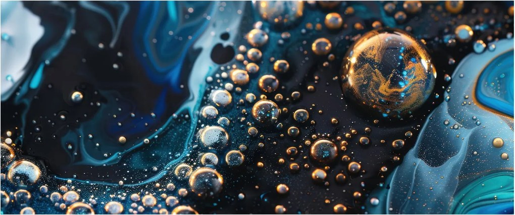 Kép - Tintacseppek (120x50 cm)
