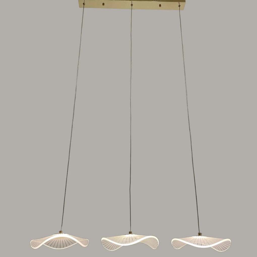 Modern mennyezeti lámpa függő Led csillár 12W 3 szín