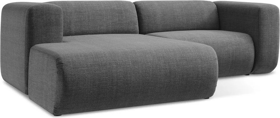 Szürke sarokkanapé (bal oldali-heverő résszel) Ekahi – Makamii