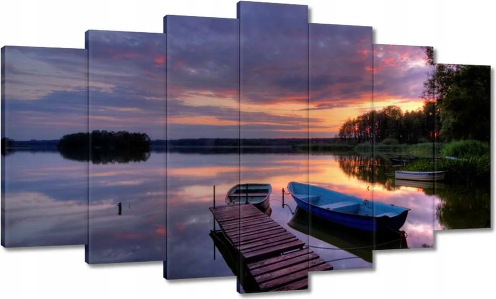 Festmények 140x80 Híd a tavon