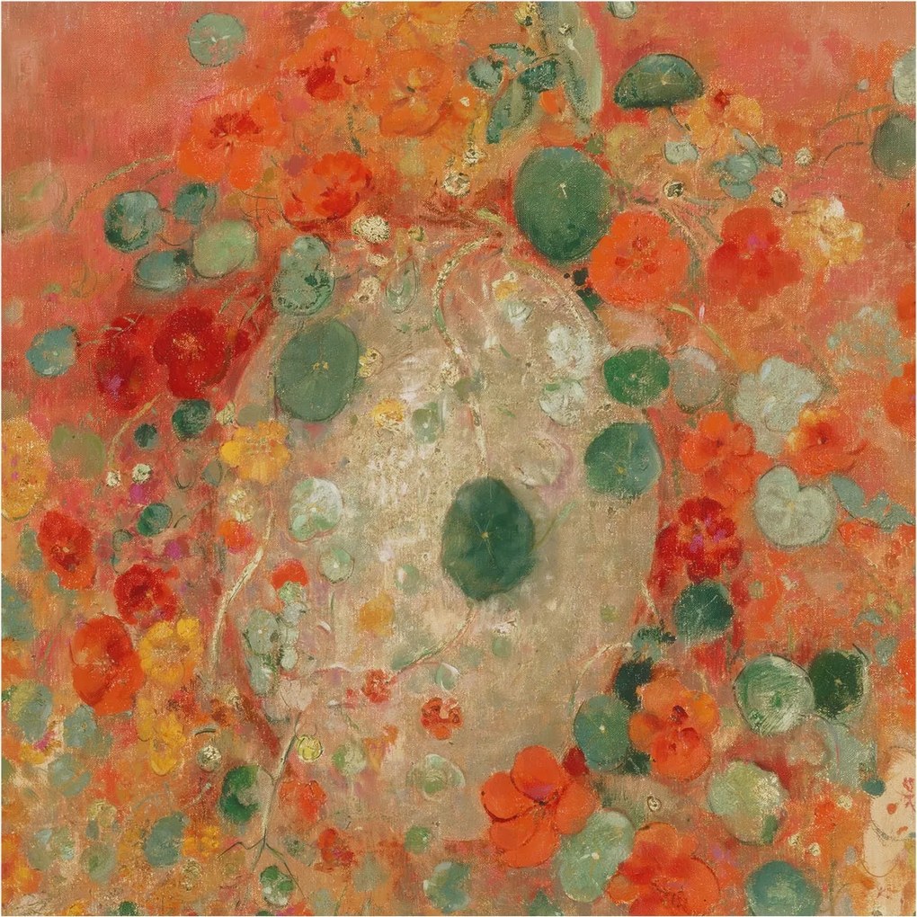 Tapéta Flizelin Falfestmény Prémium Absztrakt virágok 250x250 Ragasztó