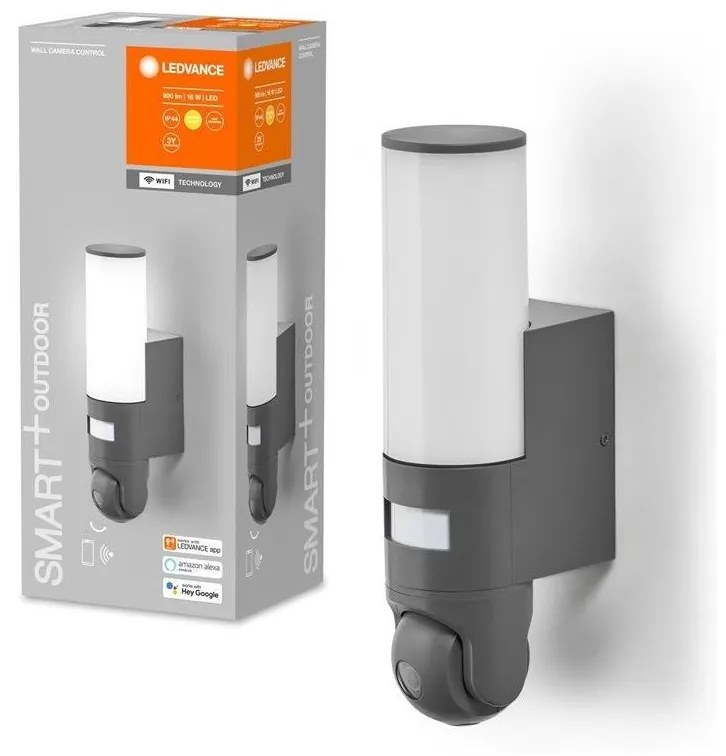 Ledvance - LED Érzékelős lámpa és kamera SMART+ LED/16W/230V Wi-Fi IP44