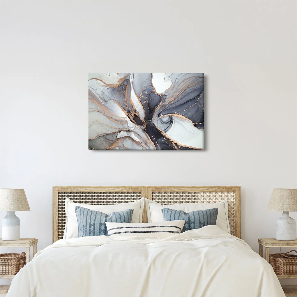 Kép - Szürke márvány (90x60 cm)
