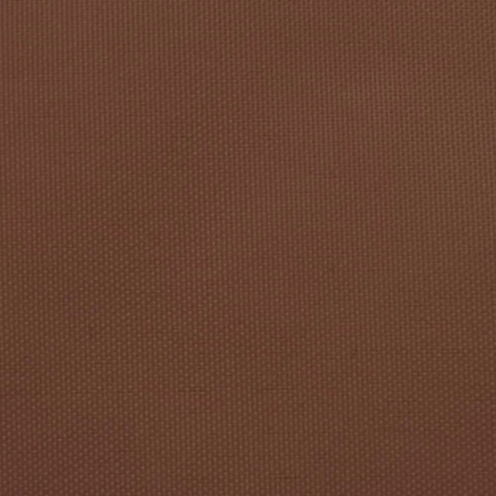 terrakotta trapéz alakú oxford-szövet napvitorla 2/4 x 3 m
