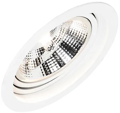 Okos, kerek, süllyesztett spotlámpa, fehér, állítható, Wifi GU10 111mm - Chuck 111