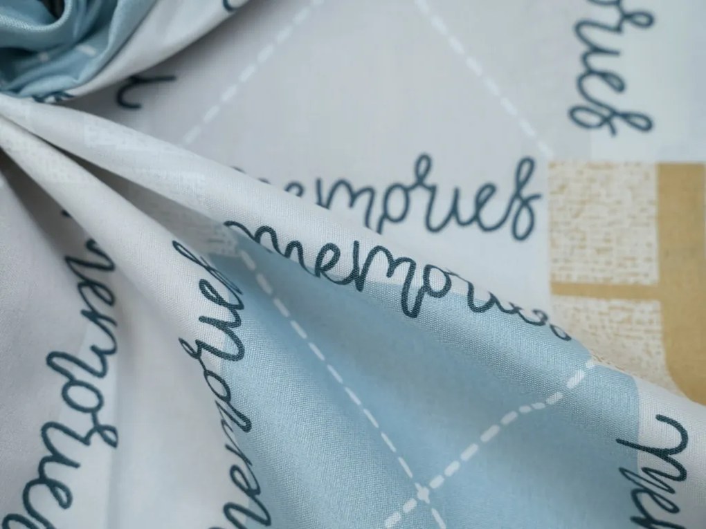 Mikroszálas ágynemű GALDAR kék Ágyneműhuzat mérete: 70 x 80 cm | 140 x 200 cm