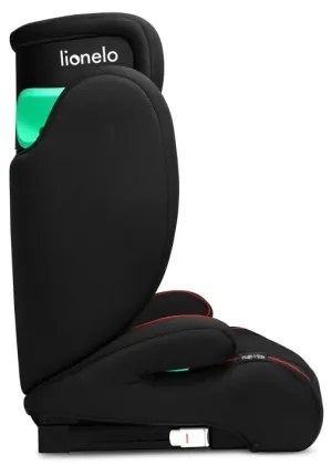 Lionelo - Autósülés HUGO i-Méret 100-150 cm fekete/piros