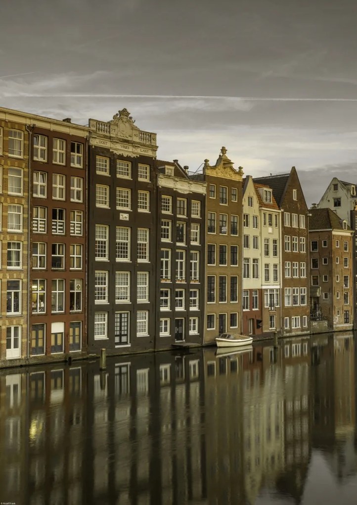 Poszter 42x59,4cm Házak a csatorna mentén, Assaf Frank