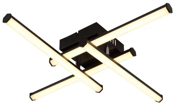 Globo 67342-24 - LED Mennyezeti lámpa KIRINA LED/24W/230V 3000K fekete