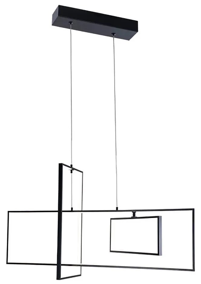 ONLI - LED Csillár zsinóron SQUID LED/60W/230V 4000K fekete
