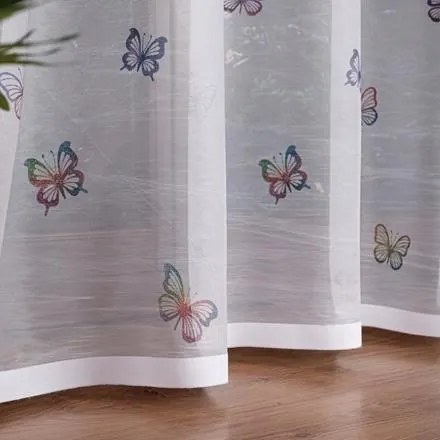 Pillangók Jacquard függöny, magassága 240cm, méterben varrott