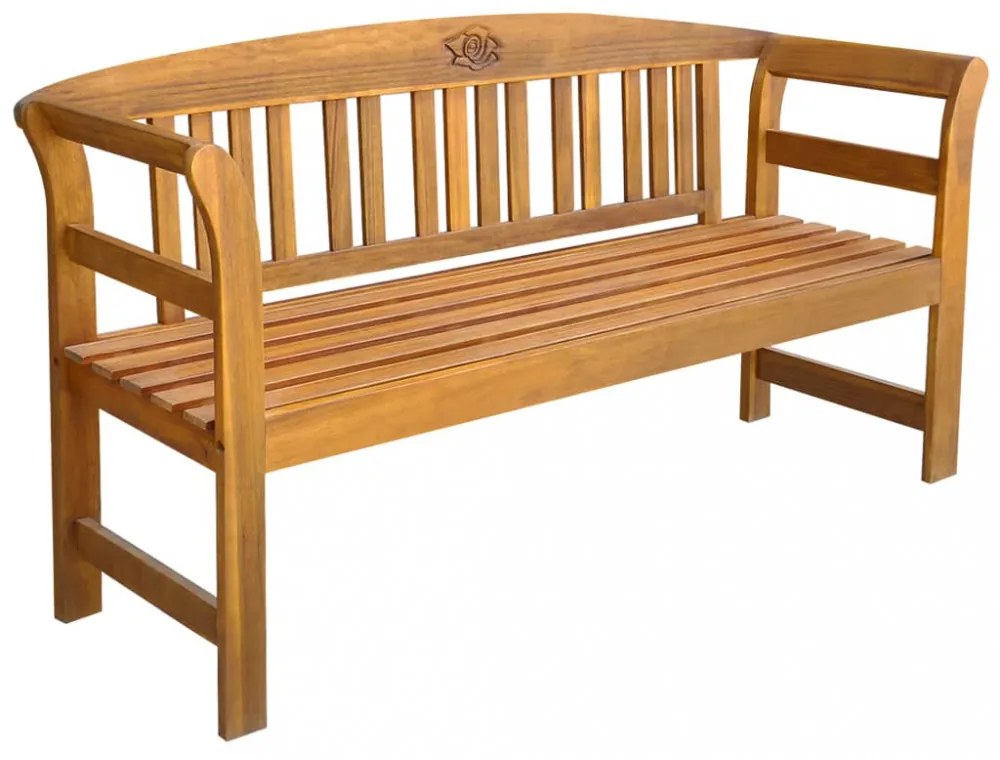 tömör akácfa kerti pad 157 cm