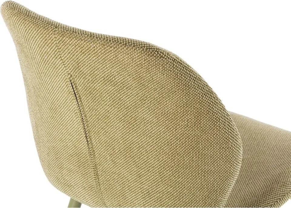 Zöld kárpitozott étkezőszék szett 4 db-os Ansu – Marckeric