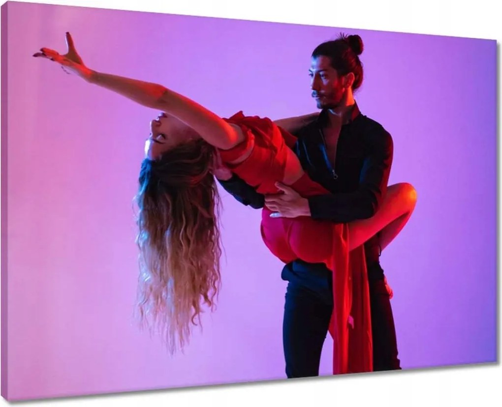 Vászonkép 70x50 Szeretem a táncot Tánc
