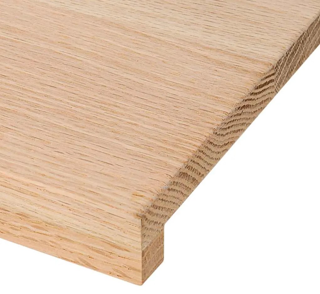 4 db tömör tölgyfa lépcsőfokok kezeletlen 80x30x2 cm