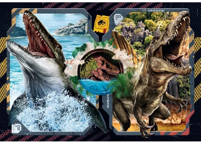 Jurassic World Danger Zone 2x60 db-os puzzle Clementoni