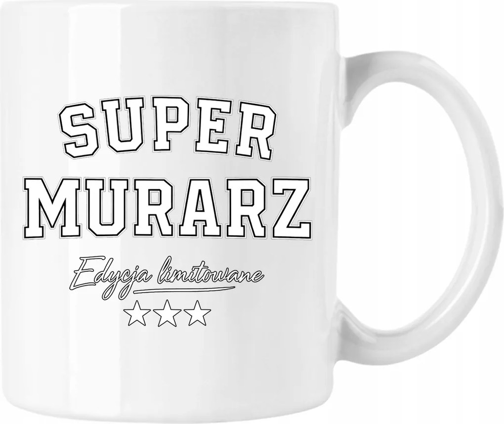 Bögre Kőműves Limitált Fehér 330ml