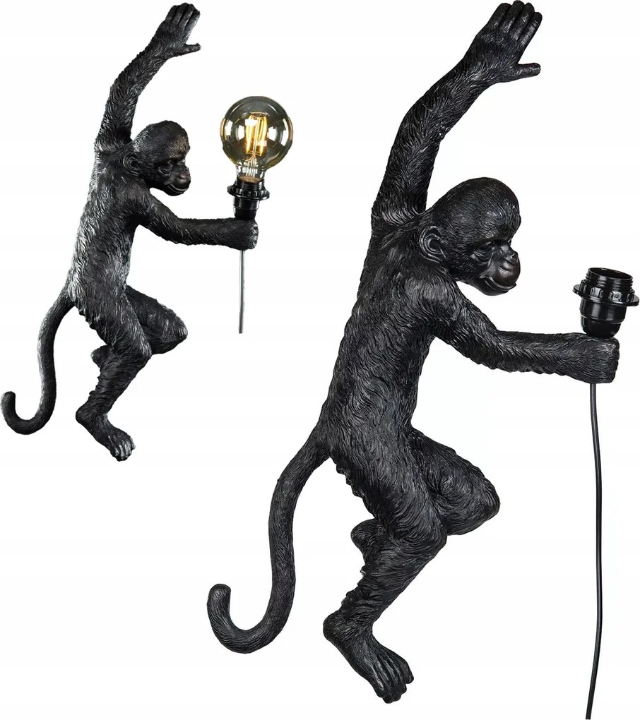 Majom Fali Lámpa hálószoba nappaliba 60cm E27 felakasztható