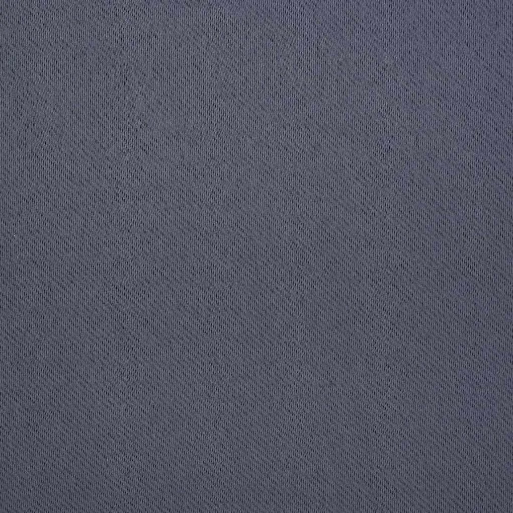 Függönyök függönyökkel 2 pcs Antracit 245x140cm Poliészter