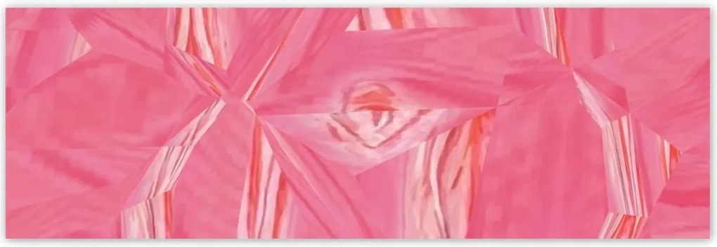 Poszterek 200x66 Absztrakt Emmanuelle Rózsaszín