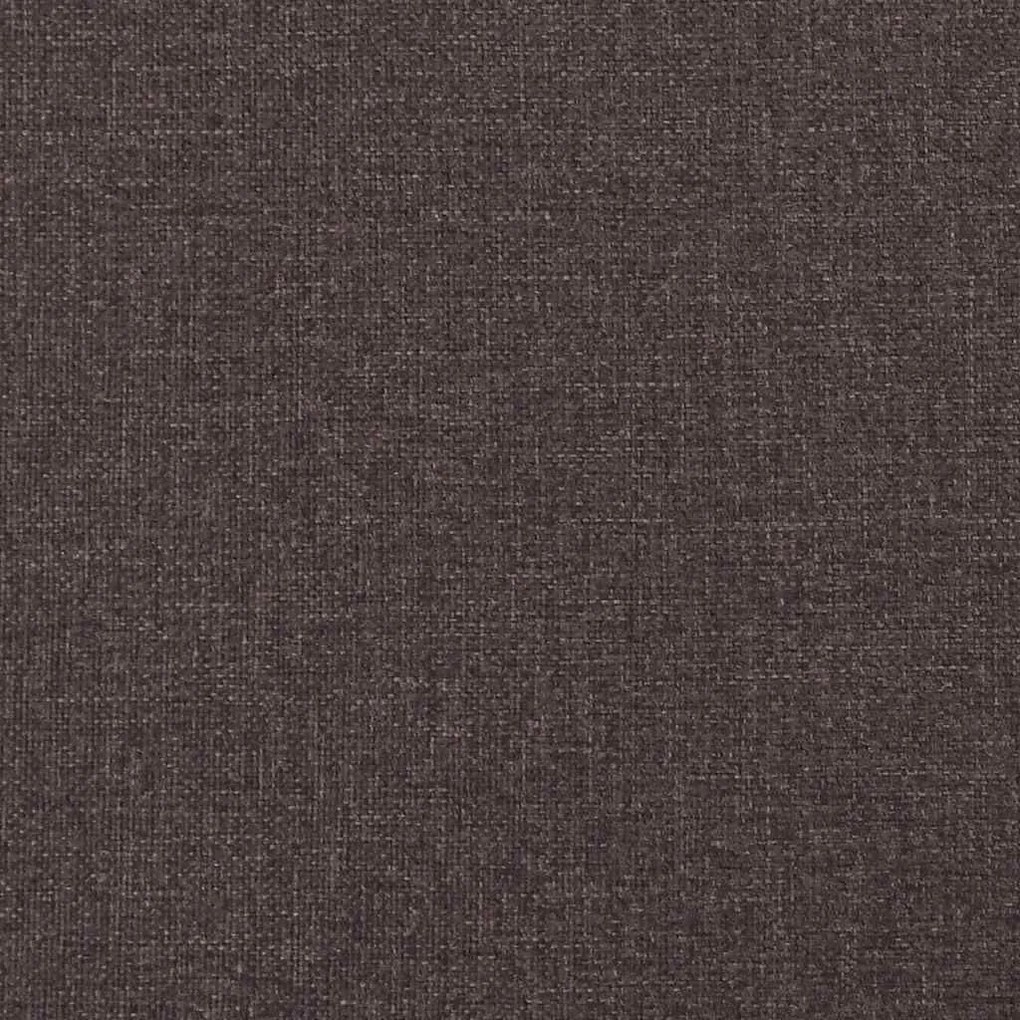 Étkező Székek kerékkel 2 pcs sötétbarna 57 x 66 x 94 cm szövet