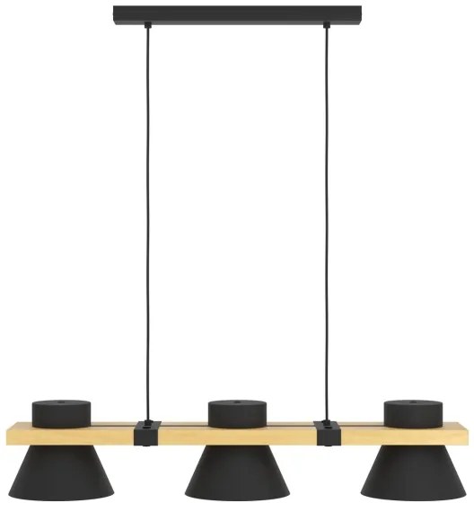 Eglo 43956 - Csillár zsinóron MACCLES 3xE27/15W/230V