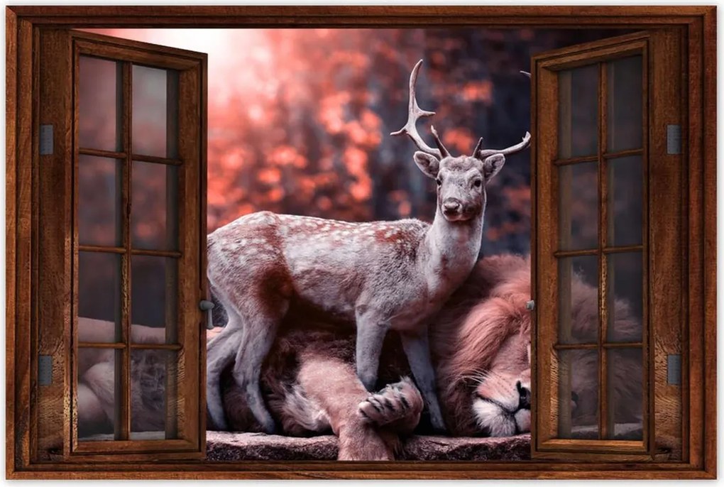 Poszterek 120x80 Szarvas felszarvazott