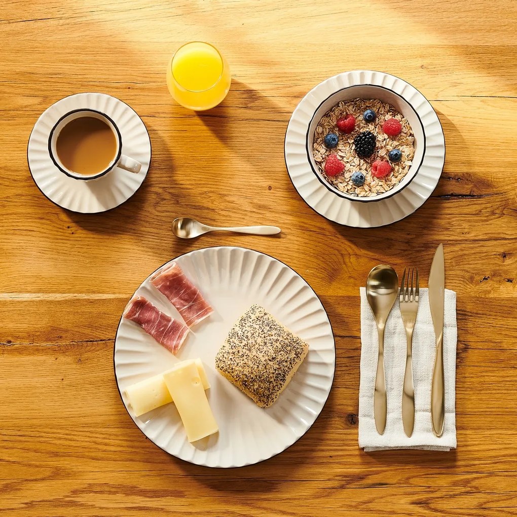 Mäser 18-részes étkészlet OSITA WHITE