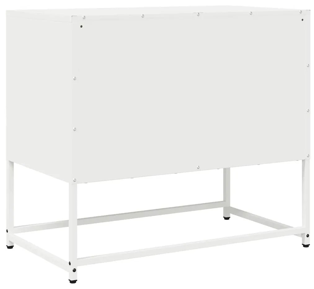 fehér hidegen hengerelt acél TV-szekrény 68x39x60,5 cm