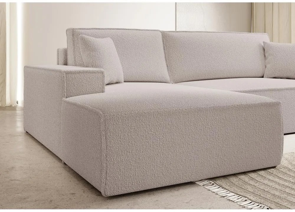 Sarokkanapé Fatime new (B) (világos bézs) . Akció -15%. 1099203