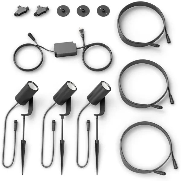 Philips 17414/30/P7 - 3x LED Hue LILY spotlámpa 8W 230V IP65 készlet