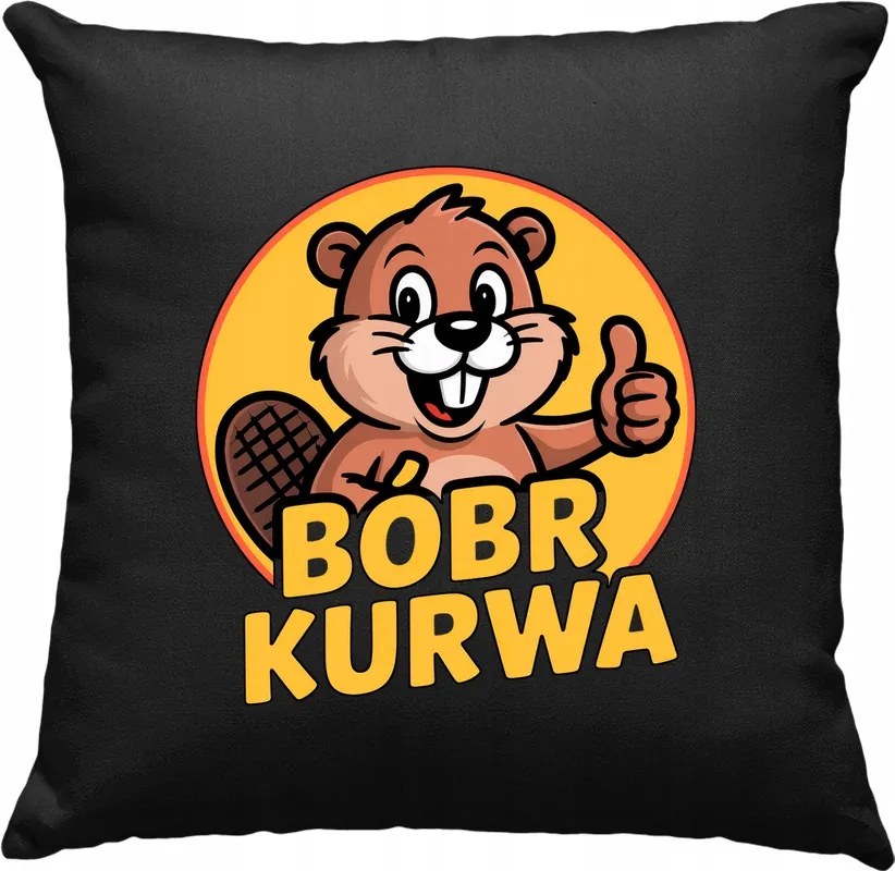 Hód mem vicc párna 5 fekete