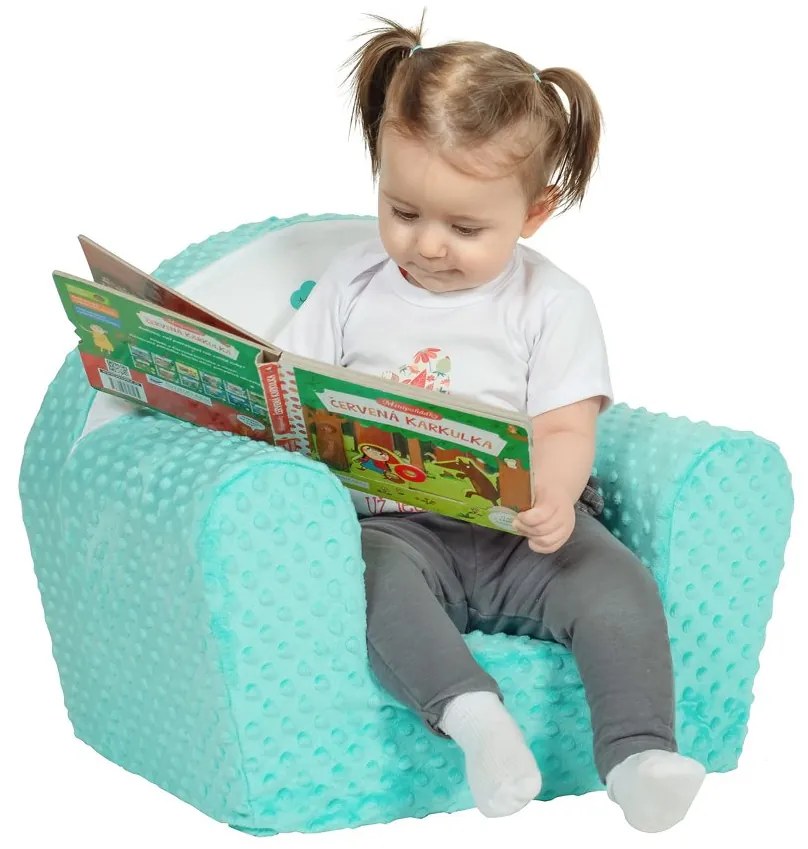 Gyermek fotel New Baby Róka menta