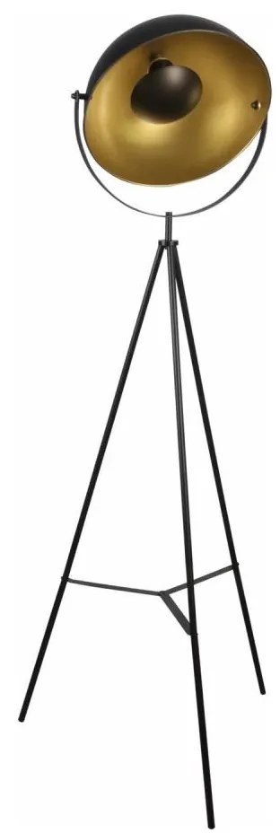 Állólámpa MATYLDA 1xE27/20W/230V fekete/arany