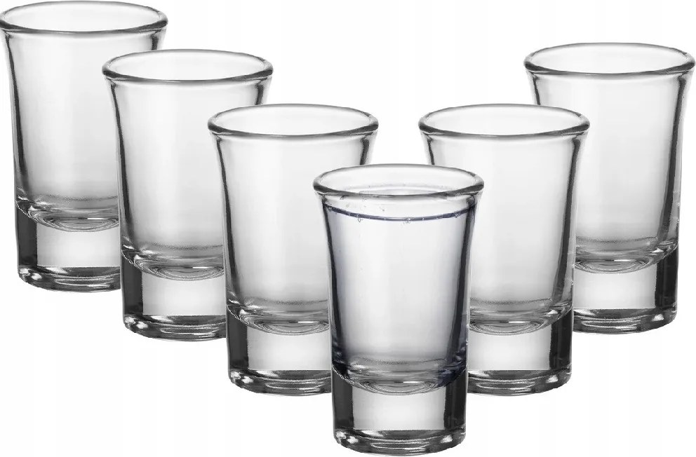Vodkapohár 50 ml üveg Florina Paul 6 db-os szett