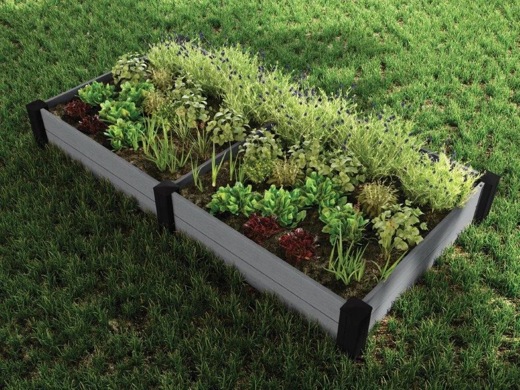 Keter Vista Modular Garden Bed magaságyás, kettős csomagolás, szürke
