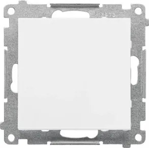 Simon 55 Kapcsoló Egykapcsolós Keresztkapcsoló Piktogram nélkül Fehér Matt