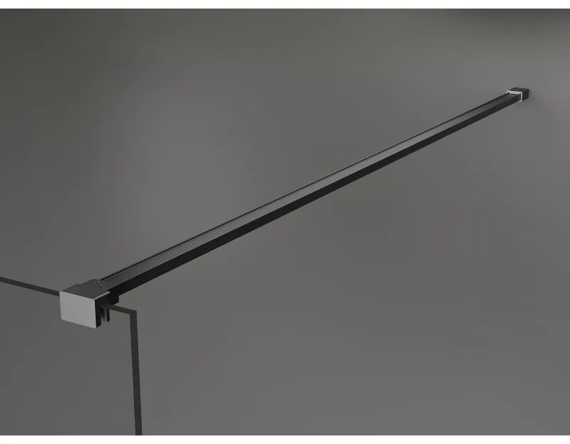 Mexen Kioto, Walk-In zuhany paraván 110 x 200 cm, 8 mm átlátszó üveg, grafit profil, 800-110-101-95-00