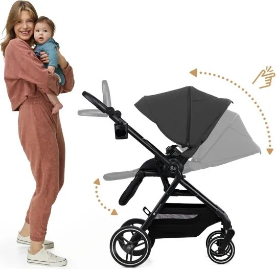 KINDERKRAFT SELECT - YOXI sport babakocsi Moonlight szürke