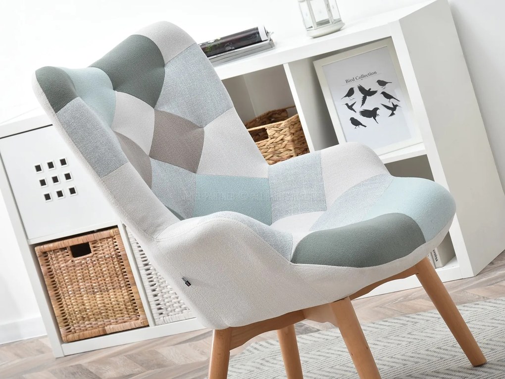 Fotel Nutri (patchwork + bükk). 1110345