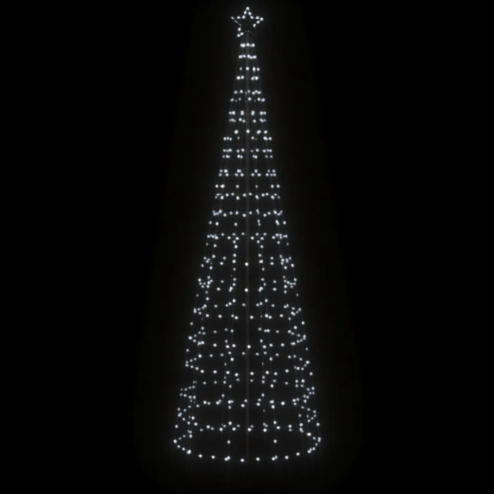 hideg fehér LED karácsonyfa tüskékkel 570 LED 300 cm