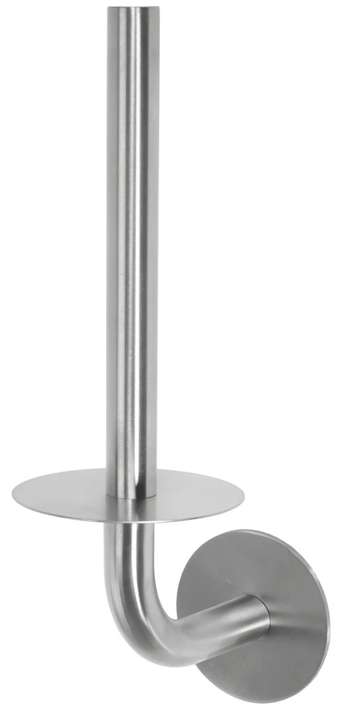 Falra szerelhető wc papír tartó Nickel brush INOX 322220