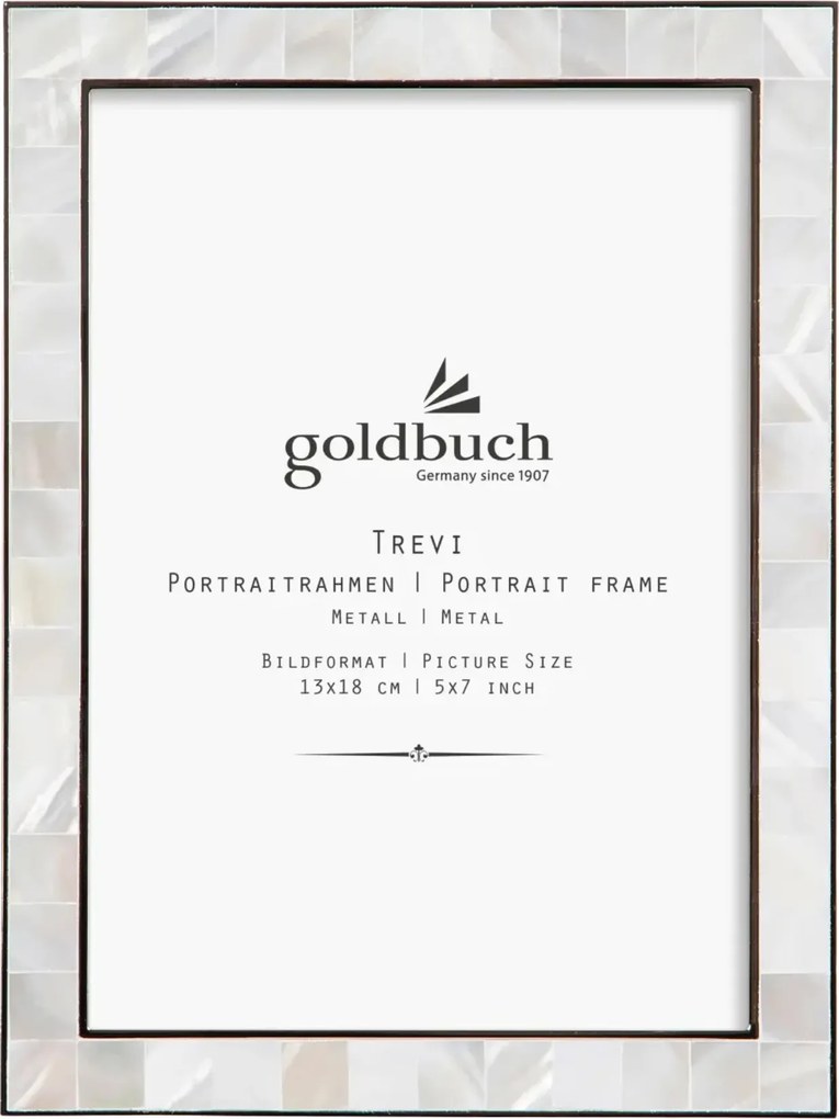 Luxus képkeret 15x20 fém ezüst elegáns esküvői ajándék