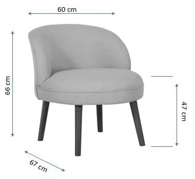 Bézs fotel Nice – Artie