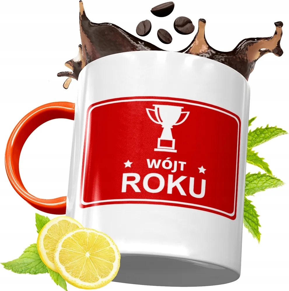 Narancssárga Bögre Ajándék Bácsinak fényképes nyomattal