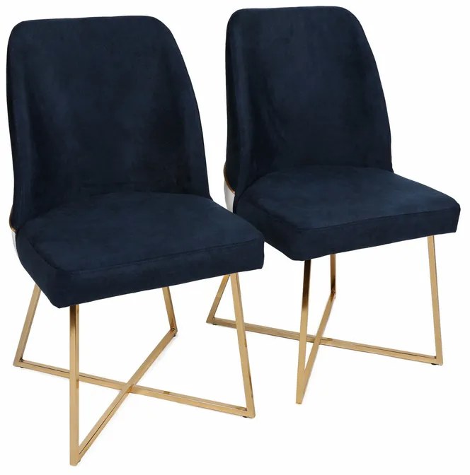 Madrid Dark Blue étkezőszék szett, 2 db, 2 db