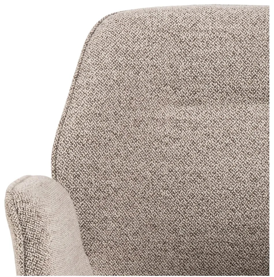 Sötétszürke kárpitozott étkezőfotel Aura – Actona