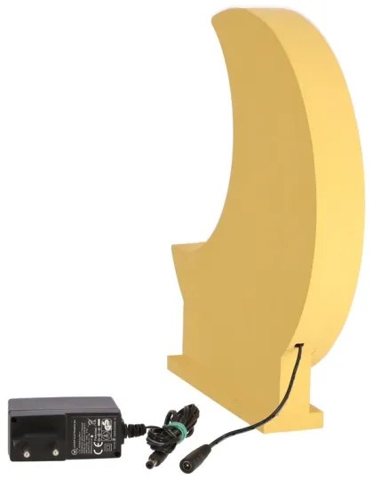 LED gyerek asztali lámpa MOON LED/12W/230V sárga