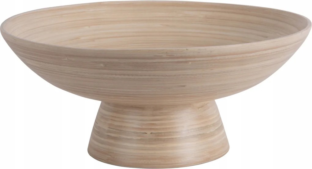 Gyümölcstartó Bambusz Zöldség Ökológiai Kerek Ø 30 cm Bézs